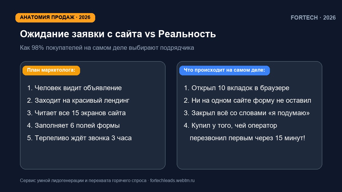 Бизнес-мем: Speed to Lead в 2026 году: почему звонок через 30 минут убивает 80% продаж, а контакт за 5 минут окупает маркетинг